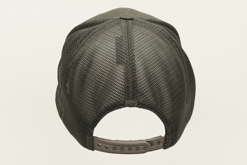 Charcoal Flexfit Mesh Cap Circle Patch