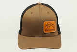 Coyote Brown / Black Flexfit Mesh Cap Rectangle Patch