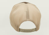 Brown / Khaki Flexfit Mesh Cap Circle Patch