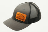 Youth - Charcoal Retro-Trucker Cap Rectangle Patch