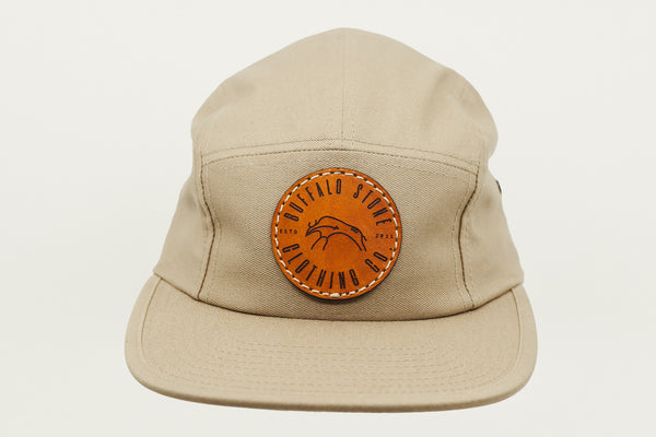 Khaki Jockey Cap Circle Patch