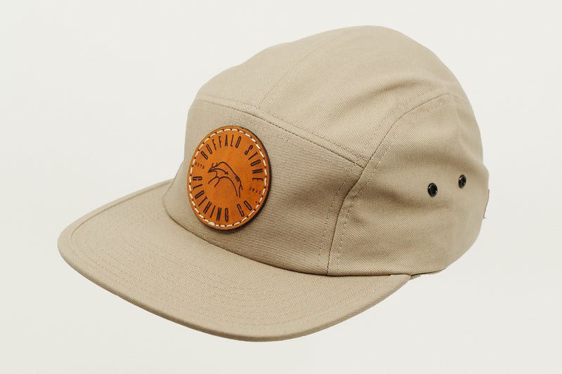 Khaki Jockey Cap Circle Patch