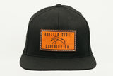 Black Flexfit Cap Rectangle Patch