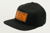 Black Flexfit Cap Rectangle Patch