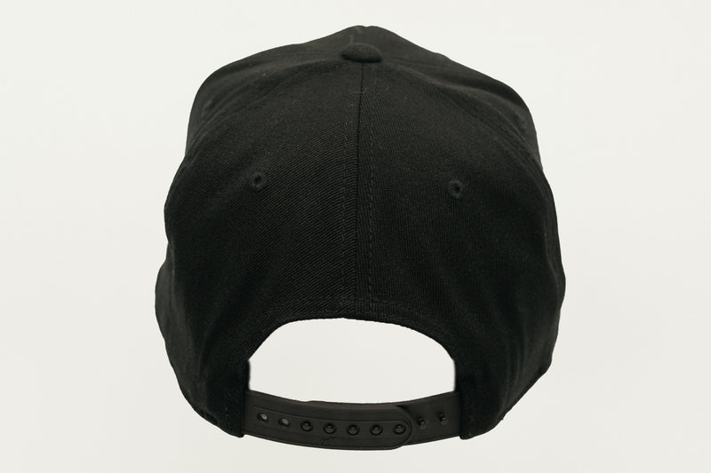 Black Flexfit Cap Rectangle Patch