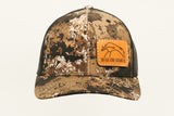 Green Camo Retro-Trucker Cap Rectangle Patch